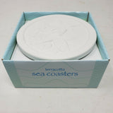 Beachcomber Terracotta Sea Coasters Hummingbird Iris Flowers Waterproof Thirsty