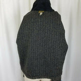 Maralyce Ferree Boutique Faux Fur Herringbone Jacket Blazer Womens S Maine USA
