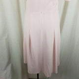Ann Taylor Factory Fit & Flare Pale Pink Chiffon Twirl Dress Womens 6 NWT $110