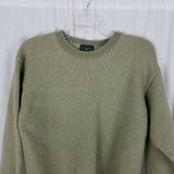 J. Crew Wool Crewneck Pullover Sweater Mens S Vintage Sage Green Hong Kong