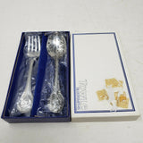 Towle Silversmiths Clown Baby Set Fork Spoon Stainless Steel 18-8 Japan Bozo