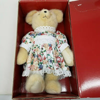 Bialosky Treasury Rosepetal Limited Edition Vintage Teddy Bear Stuffed Plush Toy
