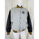 Rare Vintage Disney Fleece Satin Epcot Center Bomber Jacket L Character Fashions