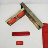 Vintage Cabco Flip Up Flare No. 995 With Flag Emergency Roadside Hexflex Safety