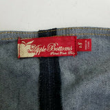 Apple Bottoms Denim Blue Jean Wiggle Bodycon Halter Summer Sun Dress Womens 18