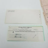 Hancock Theatres Boston 1951 Cancelled Bank Checks Deposit Slip Lot Strand Paper