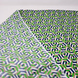 Vintage Klopman Mills Print Fabric 1+ Yards Material 1971 Psychedelic Abstract