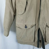 LL Bean Flannel Lined Quilted Insulated Winter Field Jacket Parka Coat Mens M