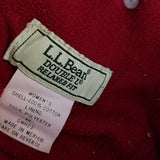 LL Bean Double L Relaxed Fit Fleece Lined Denim Blue Jeans Womens 4R Insulated