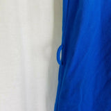 Lisanne Loungewear Blue Velour Pantsuit Jumpsuit Culottes Womens 16 60s 70s MCM