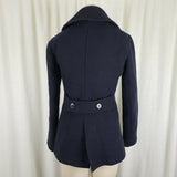 JCrew Stadium Cloth Nello Gori Wool Military Double Breasted Peacoat Womens 2