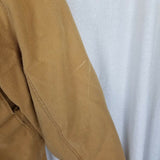 LL Bean Plaid Flannel Lined Insulated Winter Field Jacket Barn Coat Mens XL Tan