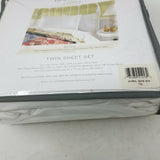 Vintage Liz Claiborne Home Avril Twin Sheet Set 100% Cotton 240 Thread Count