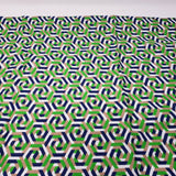 Vintage Klopman Mills Print Fabric 1+ Yards Material 1971 Psychedelic Abstract