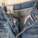 Slade Wilder Button Fly Thornton Classic Straight Blue Jeans Denim Mens 30x30