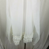 Vintage Radcliffe Babydoll Bridal Gown Flirty Double Chiffon Peignoir Robe Set P