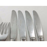 Vintage Japan Dorzel Hull Paradise Stainless Flatware Silverware Set Lot 17 pcs