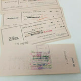Hancock Theatres Boston 1951 Cancelled Bank Checks Deposit Slip Lot Strand Paper