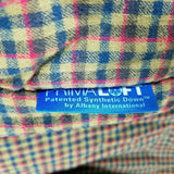LL Bean Plaid Flannel Lined Insulated Winter Field Jacket Barn Coat Mens XL Tan