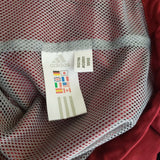 Vintage Y2K Adidas Hooded Snap Henley Rain Wind Jacket Mens L Nylon Mesh Lined