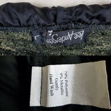Lee Andersen Art to Wear Maxi Skirt Ombre Metallic Fuzzy Embellished Womens L