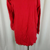 LL Bean River Drivers 2 Double Layer Wool Thermal Henley Shirt Womens M Vintage