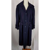 Delta Airline Vintage Flight Attendant Trench Coat Removable Lining Womens S M