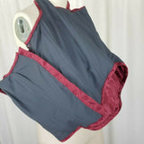 Handmade Brocade Bone-In Corset Top Bustier Steampunk Goth Goddess 1X 2X Maroon