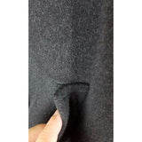 Kasper Black Mohair Wool Peacoat Overcoat Top Dress Coat Mens 38 Short Charcoal