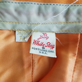 Vintage White Stag Pencil Skirt Womens XS S MCM Sueded Feel Microfiber Oregon