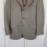 Vintage Brooks Brothers 346 Plaid Wool Sport Coat Blazer Jacket Mens 39R USA
