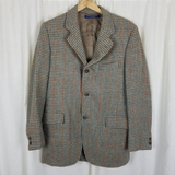 Vintage Brooks Brothers 346 Plaid Wool Sport Coat Blazer Jacket Mens 39R USA