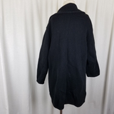 VTG The May Company Double Breasted Santana Knit Sweater Coat Coatigan Womens L