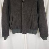 Vintage Town & Country Gordon & Ferguson Mottled Tweed Wool Bomber Jacket Mens L