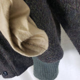 Vintage Town & Country Gordon & Ferguson Mottled Tweed Wool Bomber Jacket Mens L