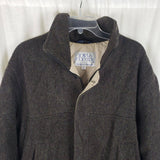 Vintage Town & Country Gordon & Ferguson Mottled Tweed Wool Bomber Jacket Mens L