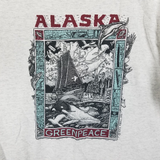 Vintage Alaska Greenpeace Rainbow Warriors TShirt Mens XL 90s Save the Whales