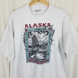 Vintage Alaska Greenpeace Rainbow Warriors TShirt Mens XL 90s Save the Whales