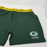 Vintage Green Bay Packers Bottom Drawers Boxers Lounge Shorts Pjs Cotton Mens L