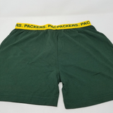 Vintage Green Bay Packers Bottom Drawers Boxers Lounge Shorts Pjs Cotton Mens L