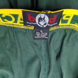 Vintage Green Bay Packers Bottom Drawers Boxers Lounge Shorts Pjs Cotton Mens L